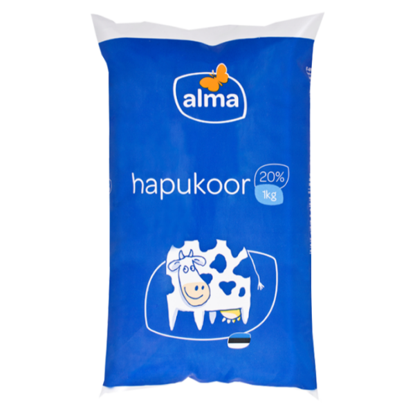 Hapukoor 20 Alma 1kg Kiles Valio Bambona Hapukoor 20 Alma 1kg Kiles Valio Bambona